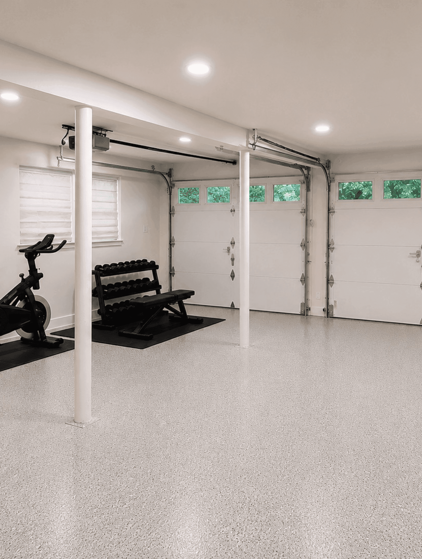 Garage renovation after